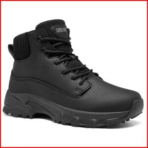 Non-Slip Waterproof Work Boots for Women, Slip-Resistant Ankle Boots,